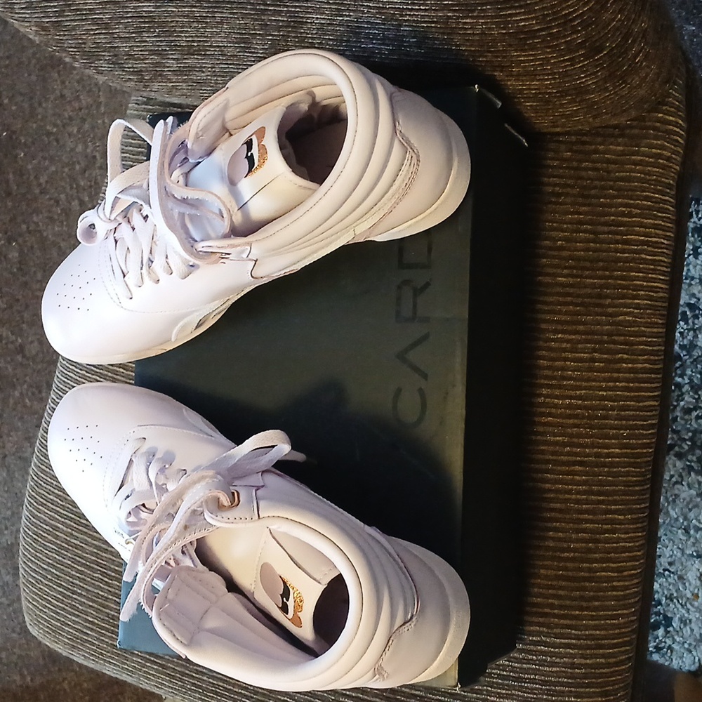 Brand New With Tags Cardi B Exclusive Reebok With Double Strap.. Freestyle